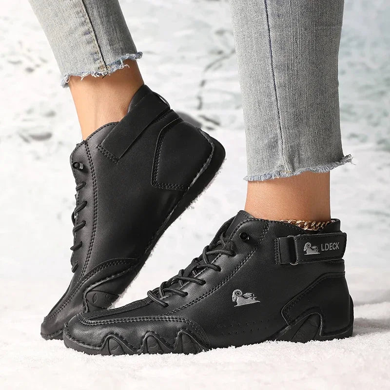 Bota Feminina Retrô Design Trendy Antiderrapante - (Promoção de Inverno 2026)