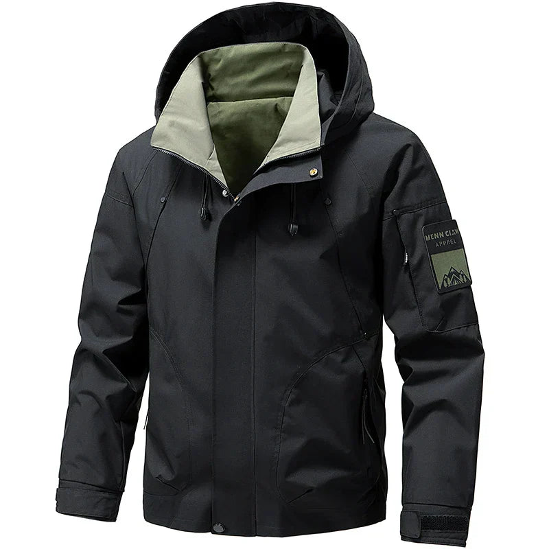 Jaqueta Masculina Impermeável Softshell com Capuz - (Promoção de Inverno 2026)
