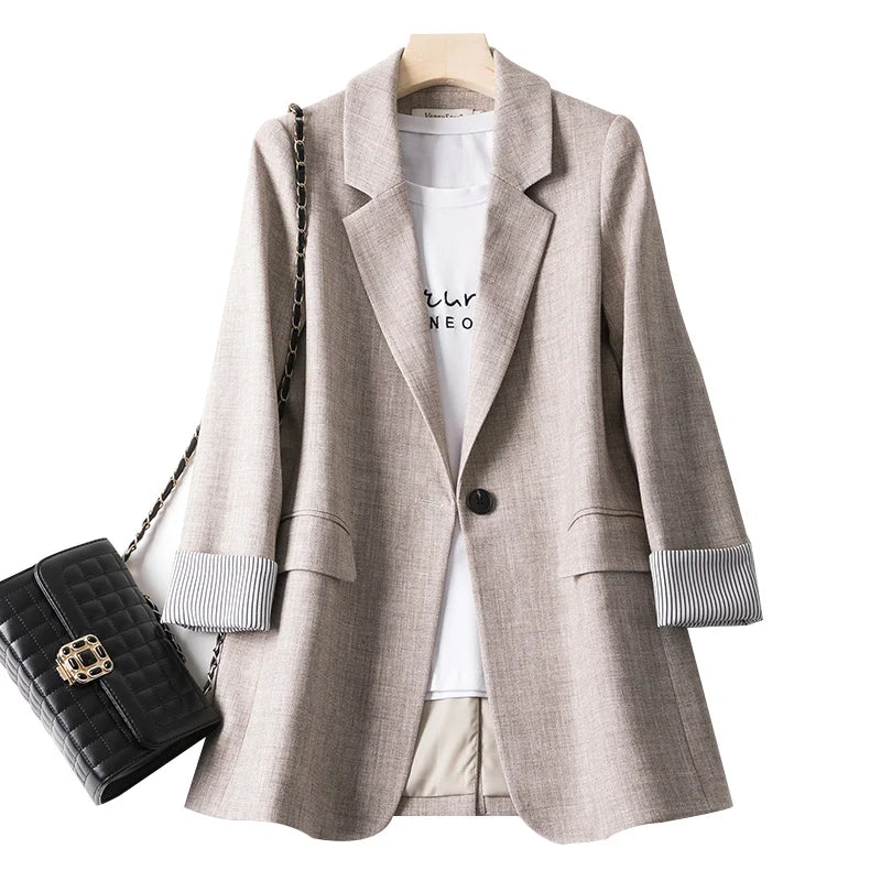 Blazer Feminino Alfaiataria Inverno