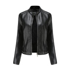 Jaqueta Feminina Estilo Punk Rock com Gola Alta - (Promoção de Inverno 2026)
