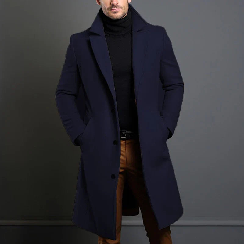 Jaqueta Longa Masculina de Inverno Lã Premium - (Promoção de Inverno 2026)