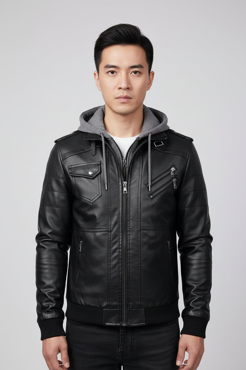 Jaqueta Masculina Couro