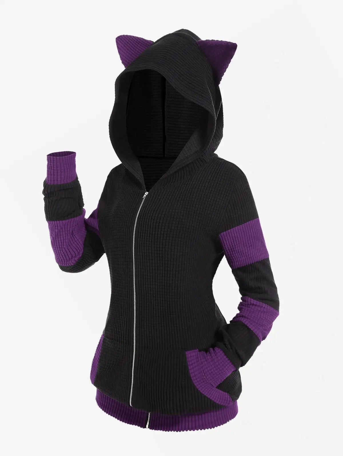 Casaco Feminino Para Inverno Capuz com Orelhinhas - (Promoção de Inverno 2026)