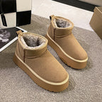 Bota Feminina Curta Acolchoada Plataforma Confortável - (Promoção de Inverno 2026)