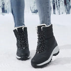 Bota Feminina com Plataforma Impermeável Antiderrapante - (Promoção de Inverno 2026)