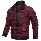 Jaqueta Masculina Casual Estilo Militar e Motociclístico - (Promoção de Inverno 2026)