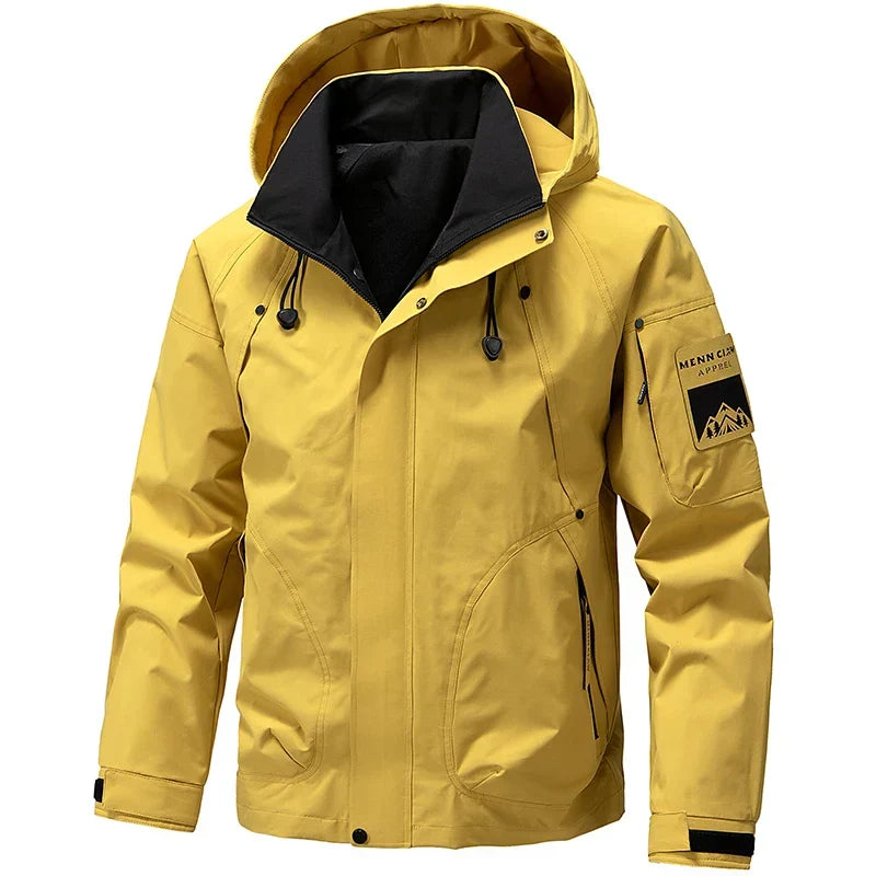 Jaqueta Masculina Impermeável Softshell com Capuz - (Promoção de Inverno 2026)