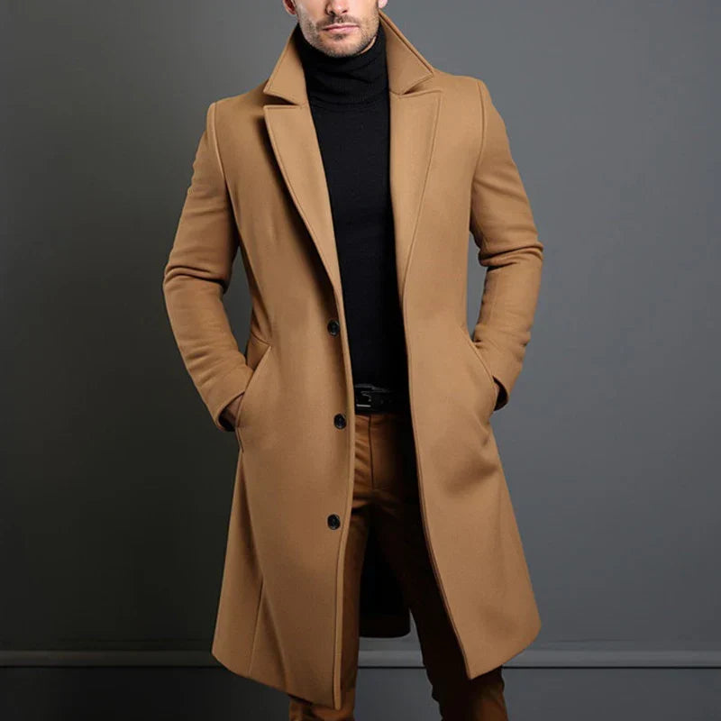 Jaqueta Longa Masculina de Inverno Lã Premium - (Promoção de Inverno 2026)