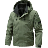 Jaqueta Masculina Impermeável Softshell com Capuz - (Promoção de Inverno 2026)