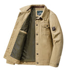 Jaqueta Masculina Cargo Estilo Britânico com Design Bomber Corta-Vento – (Promoção de Inverno 2026)