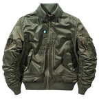 Jaqueta Masculina Bomber Estilo Retrô Oversized Design Curto – (Promoção de Inverno 2026)