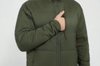 Jaqueta Masculina Térmica de Nylon Ripstop com Estampa Xadrez - (Promoção de Inverno 2026)