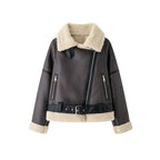 Jaqueta Feminina Para Inverno Estilo Elegante com Detalhe em Cinto