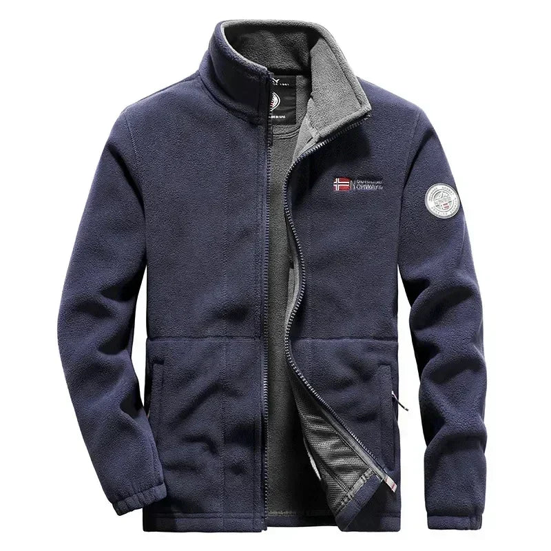 Jaqueta Masculina Polar Para Inverno com Bolsos - (Promoção de Inverno 2026)