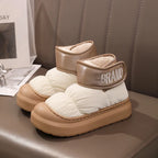 Bota Feminina Para Inverno Impermeável Cano Curto com Forro de Algodão (Promoção de Inverno 2026)
