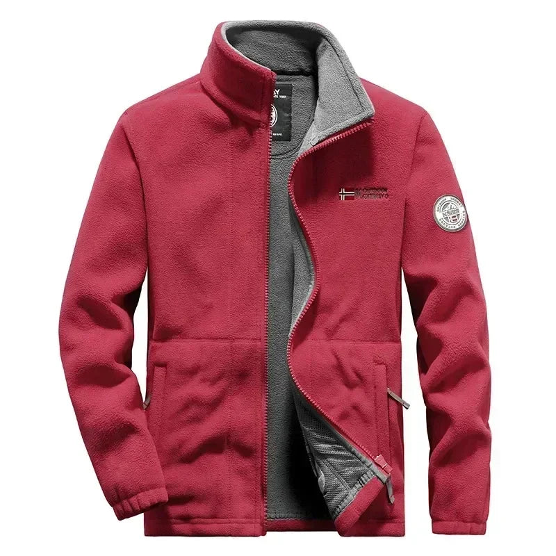 Jaqueta Masculina Polar Para Inverno com Bolsos - (Promoção de Inverno 2026)