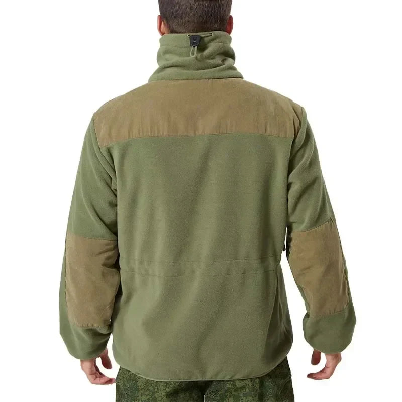 Jaqueta Masculina Tática com Forro Fleece e Zíper Frontal - (Promoção de Inverno 2026)