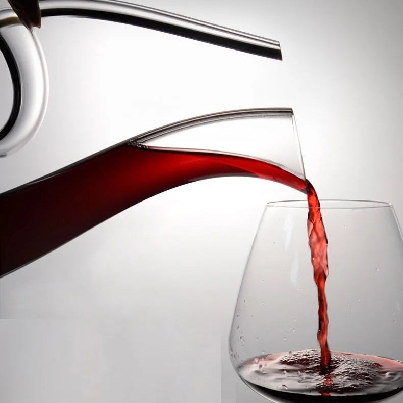 Decanter De Vinho Swan – Design Espiral Criativo Dermuth Decorações