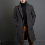 Jaqueta Longa Masculina de Inverno Lã Premium - (Promoção de Inverno 2026)