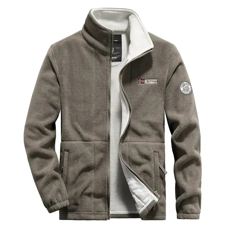 Jaqueta Masculina Polar Para Inverno com Bolsos - (Promoção de Inverno 2026)