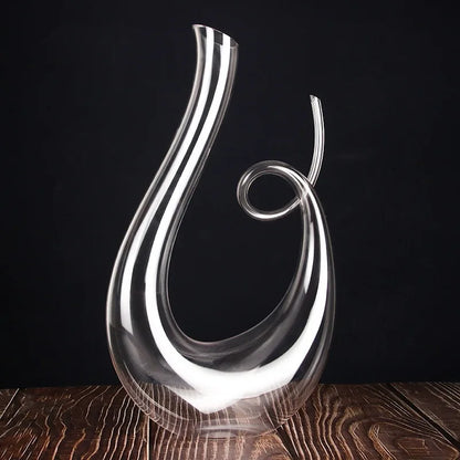 Decanter De Vinho Swan – Design Espiral Criativo Dermuth Decorações