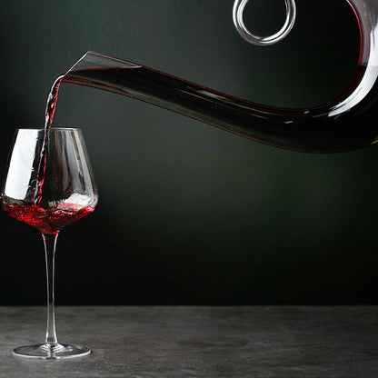 Decanter De Vinho Swan – Design Espiral Criativo Dermuth Decorações