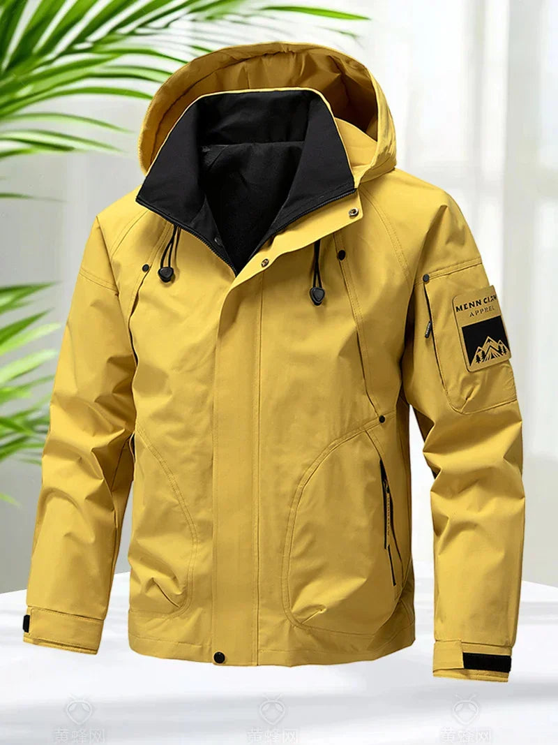 Jaqueta Masculina Impermeável Softshell com Capuz - (Promoção de Inverno 2026)
