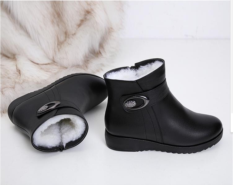 Bota Couro Pelúcida Inverno - Anabela - (Promoção de Inverno 2026)
