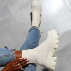 Bota Feminina com Plataforma Cano Curto (Promoção de Inverno 2026)