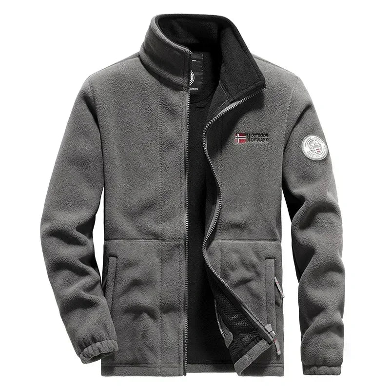 Jaqueta Masculina Polar Para Inverno com Bolsos - (Promoção de Inverno 2026)