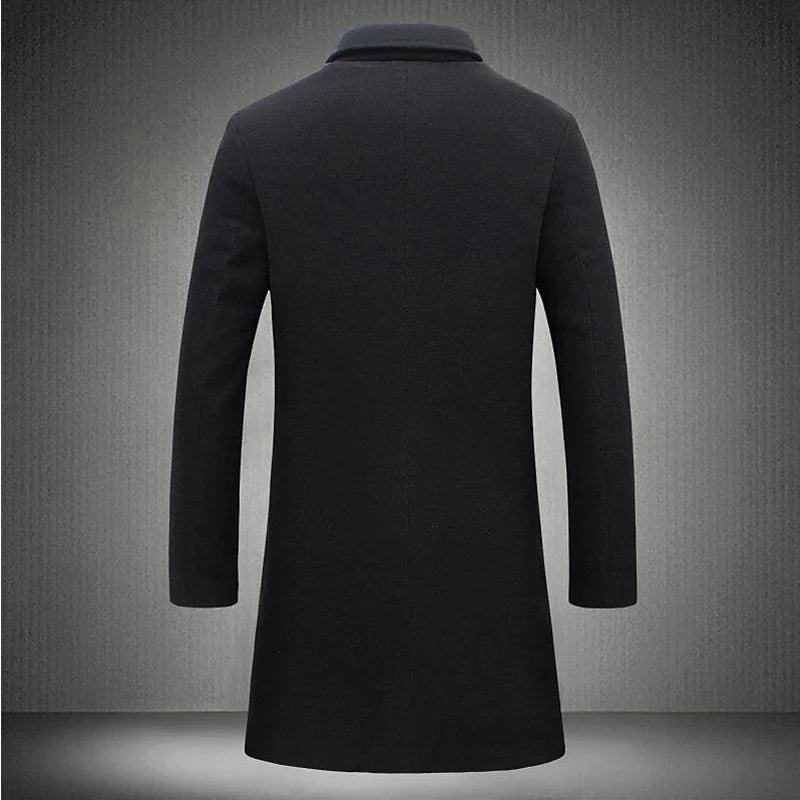 Jaqueta Longa Masculina de Inverno Lã Premium - (Promoção de Inverno 2026)