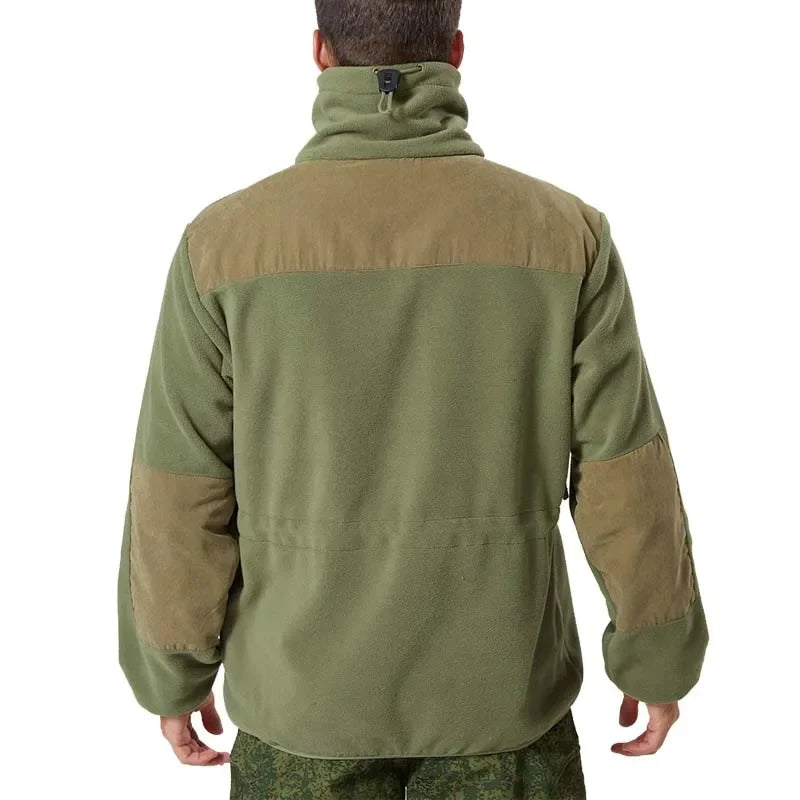 Jaqueta Masculina Tática com Forro Fleece e Zíper Frontal - (Promoção de Inverno 2026)