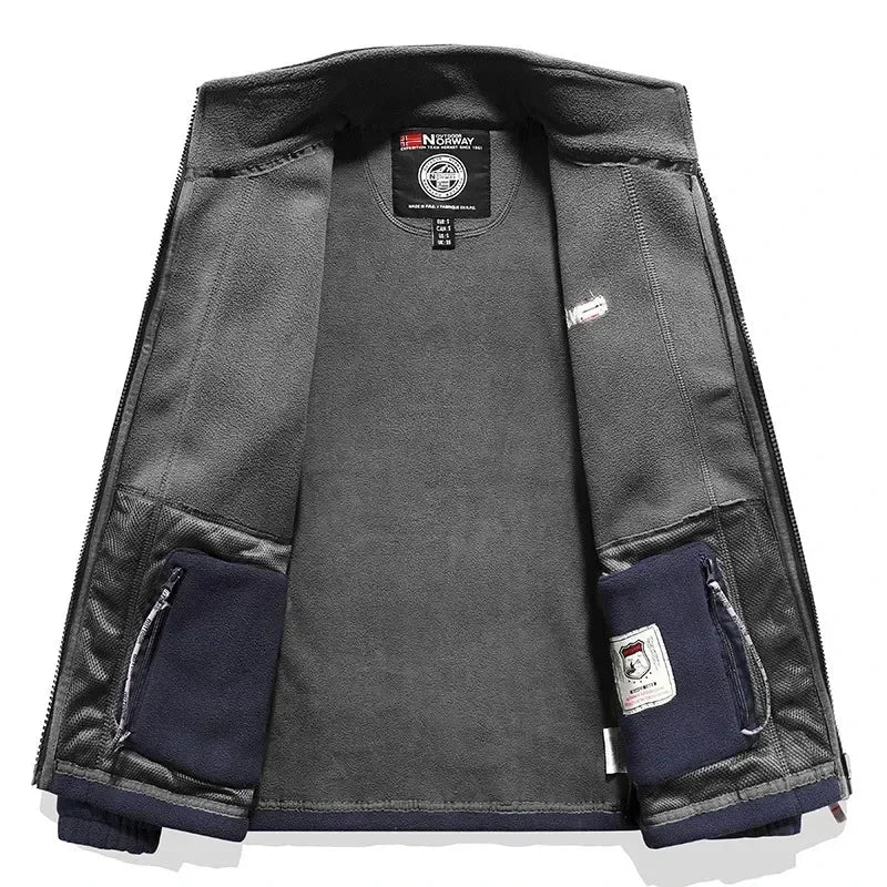 Jaqueta Masculina Polar Para Inverno com Bolsos - (Promoção de Inverno 2026)