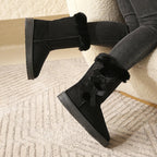 Bota Feminina com Laço Cano Curto Solado Plataforma – (Promoção de Inverno 2026)