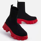 Bota Feminina com Plataforma Cano Curto (Promoção de Inverno 2026)