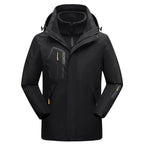 Jaqueta Masculina 3 em 1 com Forro Fleece Impermeável Corta-Vento – (Promoção de Inverno 2026)