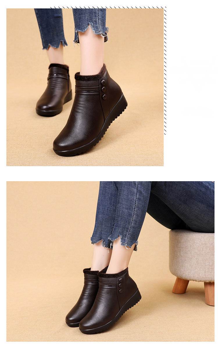 Bota Couro de Inverno Peluciado - Hellena - (Promoção de Inverno 2026)