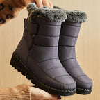 Bota Feminina Para Inverno Impermeável Salto Baixo (Promoção de Inverno 2025)