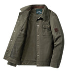 Jaqueta Masculina Cargo Estilo Britânico com Design Bomber Corta-Vento – (Promoção de Inverno 2026)