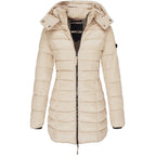 Casaco Feminino de Inverno com Capuz e Zíper - Acolhedor, Elegante e Leve - (Promoção de Inverno 2026)