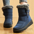 Bota Feminina Para Inverno Impermeável Salto Baixo (Promoção de Inverno 2025)