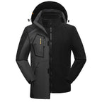 Jaqueta Masculina 3 em 1 com Forro Fleece Impermeável Corta-Vento – (Promoção de Inverno 2026)