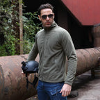 Jaqueta Masculina Militar Leve com Forro Fleece - (Promoção de Inverno 2026)
