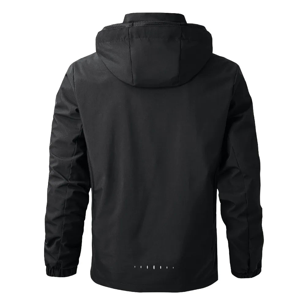 Jaqueta Masculina Impermeável Leve com Capuz para Trilhas e Escaladas - (Promoção de Inverno 2026)