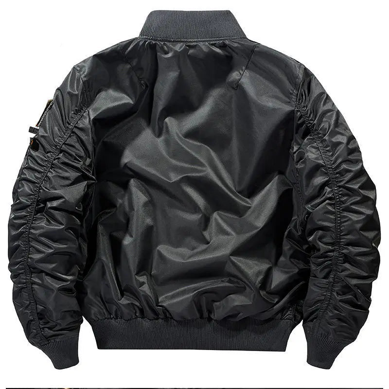 Jaqueta Masculina Bomber Estilo Retrô Oversized Design Curto – (Promoção de Inverno 2026)