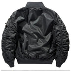 Jaqueta Masculina Bomber Estilo Retrô Oversized Design Curto – (Promoção de Inverno 2026)