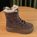 Bota Chelsea Feminina Cano Curto com Plataforma Forro Peluciado – (Promoção de Inverno 2026)