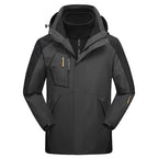 Jaqueta Masculina 3 em 1 com Forro Fleece Impermeável Corta-Vento – (Promoção de Inverno 2026)