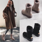 Bota Feminina Cano Curto em Camurça com Forro Solado Confortável – (Promoção de Inverno 2026)