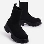 Bota Feminina com Plataforma Cano Curto (Promoção de Inverno 2026)